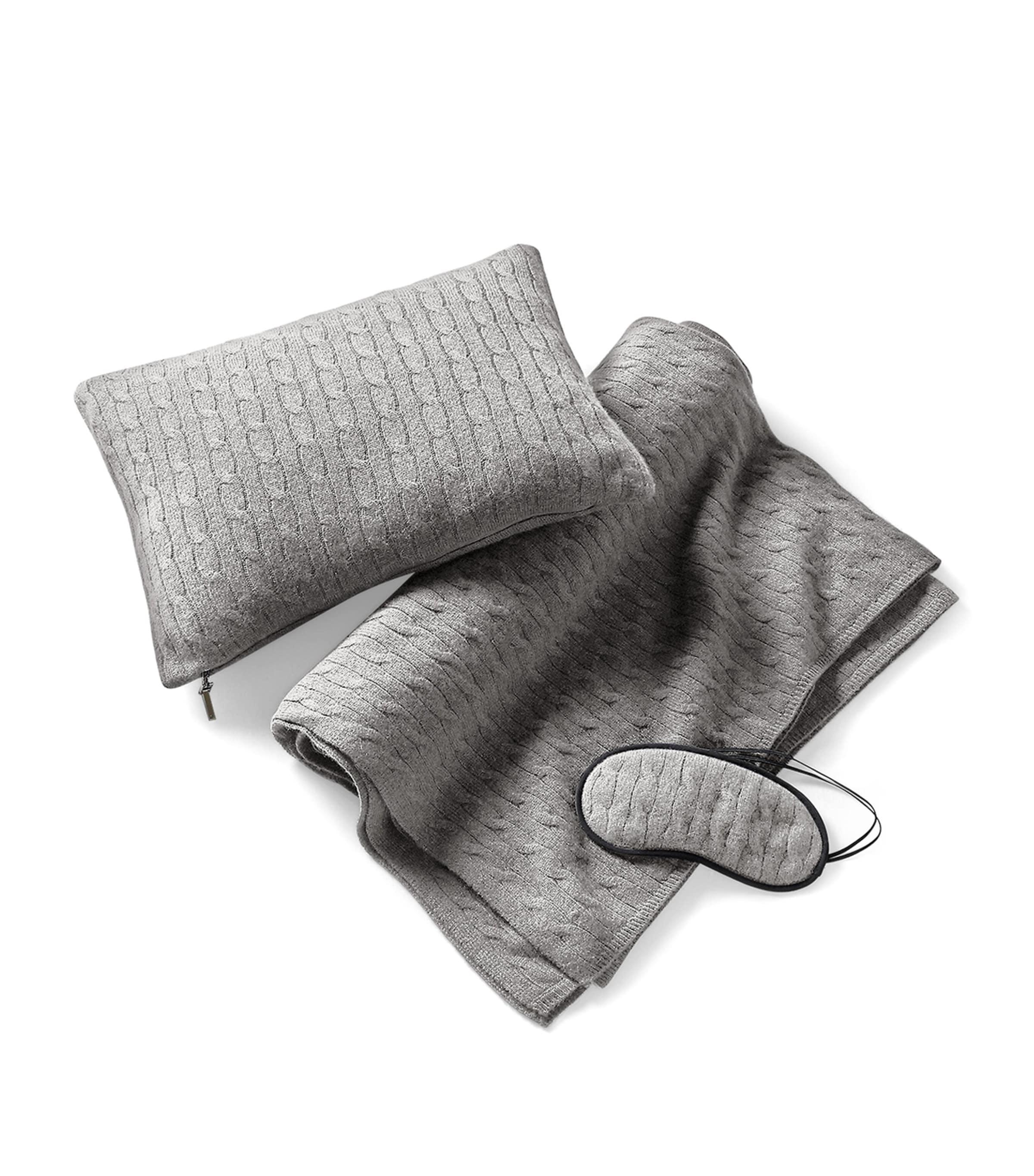 Ralph Lauren Home Cashmere Cable-Knit Travel Set by RALPH LAUREN