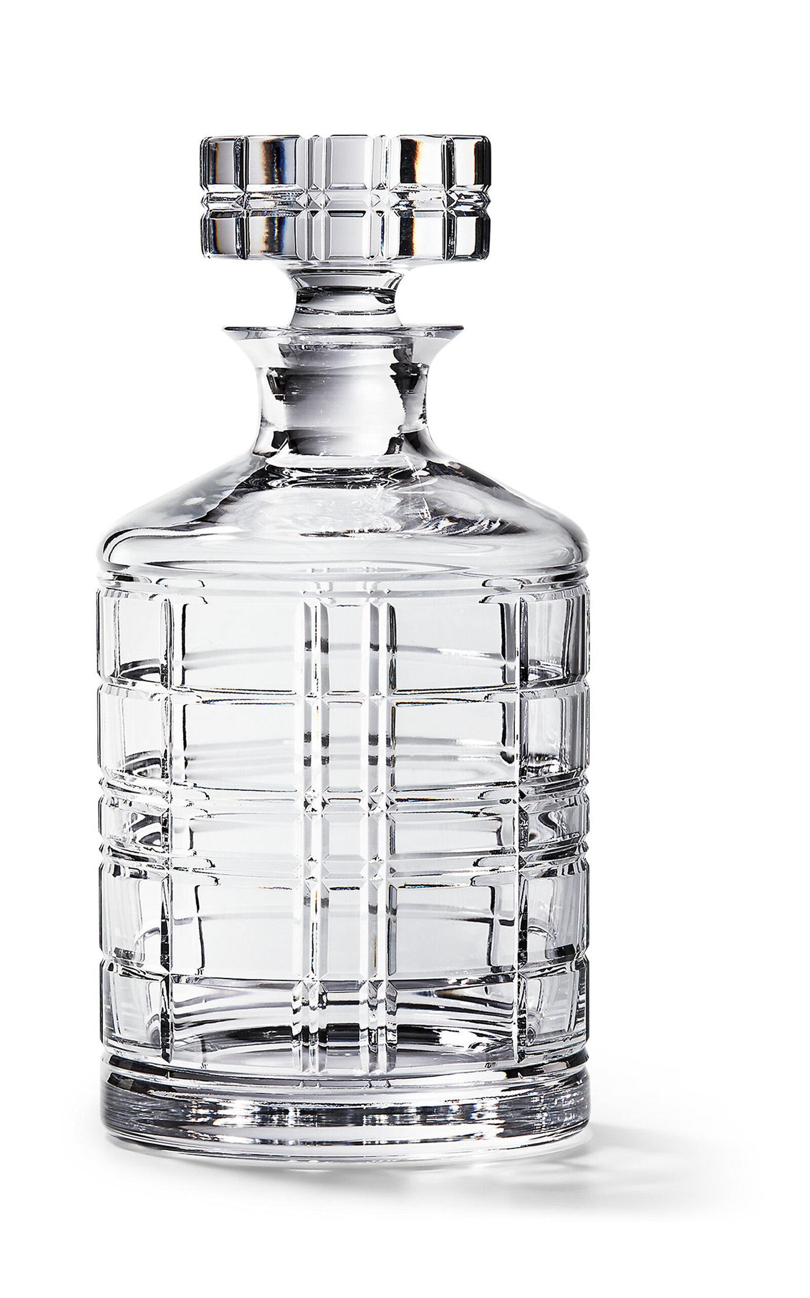 Ralph Lauren Home - Hudson Plaid Decanter - Clear - Moda Operandi by RALPH LAUREN