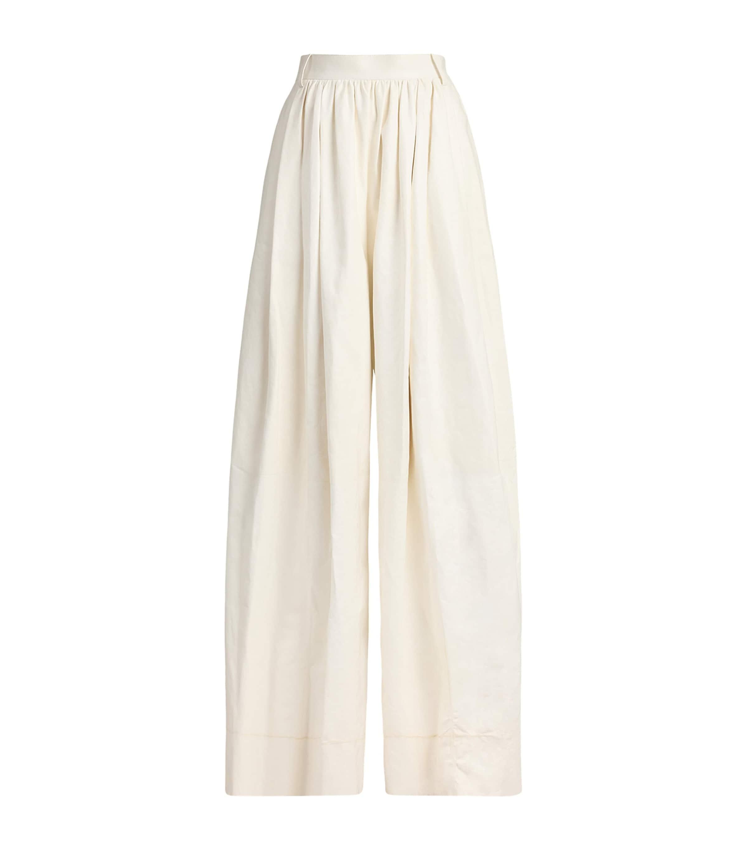 Ralph Lauren Leather Vanessa Wide-Leg Trousers by RALPH LAUREN