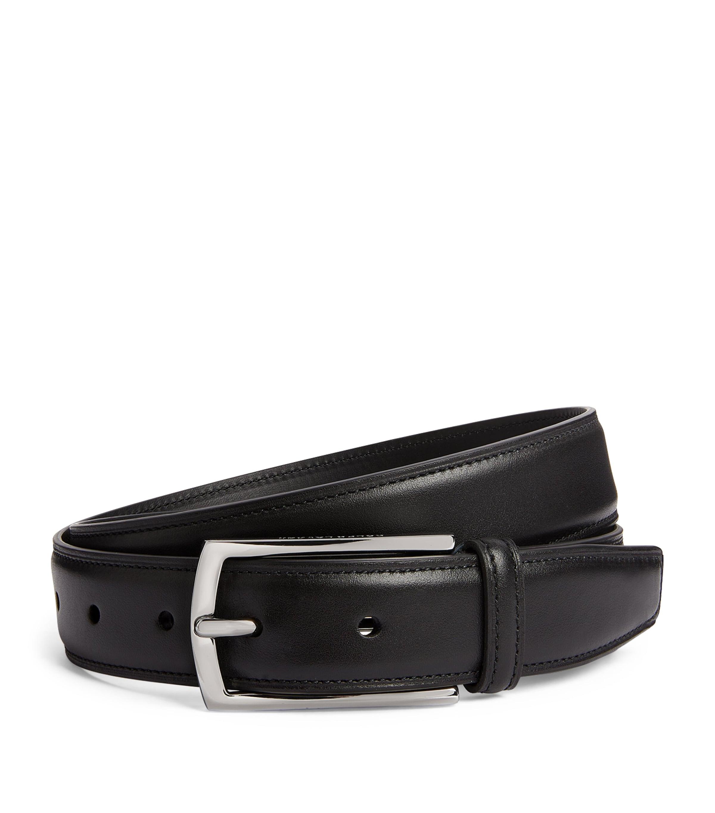 Ralph Lauren Purple Label Leather Belt by RALPH LAUREN