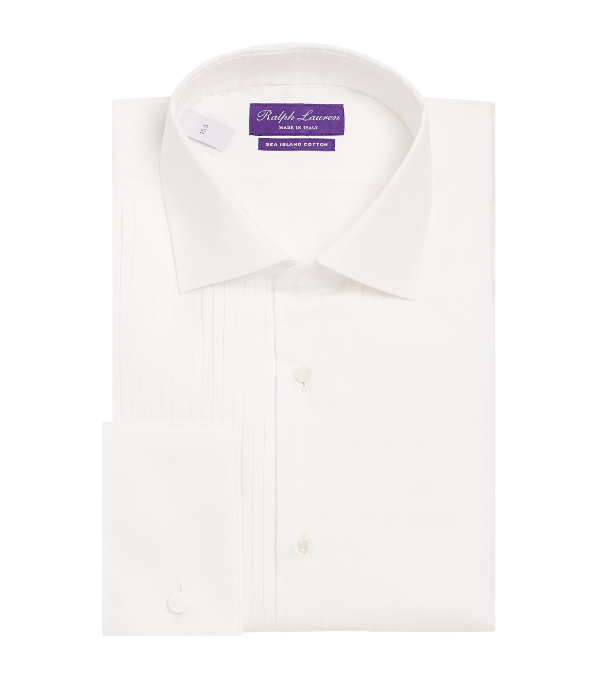 Ralph Lauren Purple Label Sea Island Cotton Tuxedo Dress Shirt by RALPH LAUREN