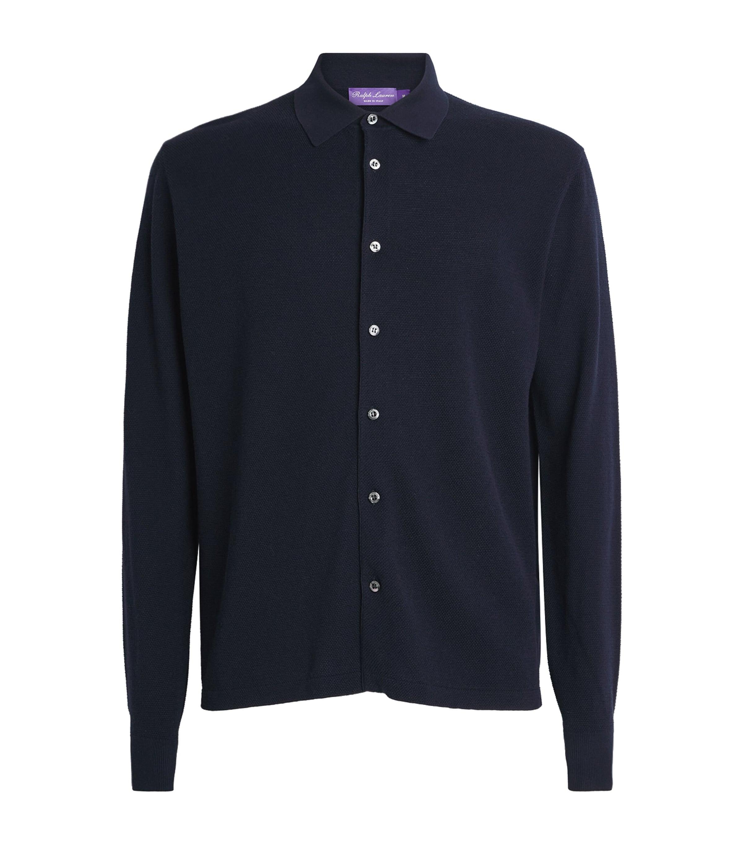 Ralph Lauren Purple Label Silk-Blend Cardigan by RALPH LAUREN