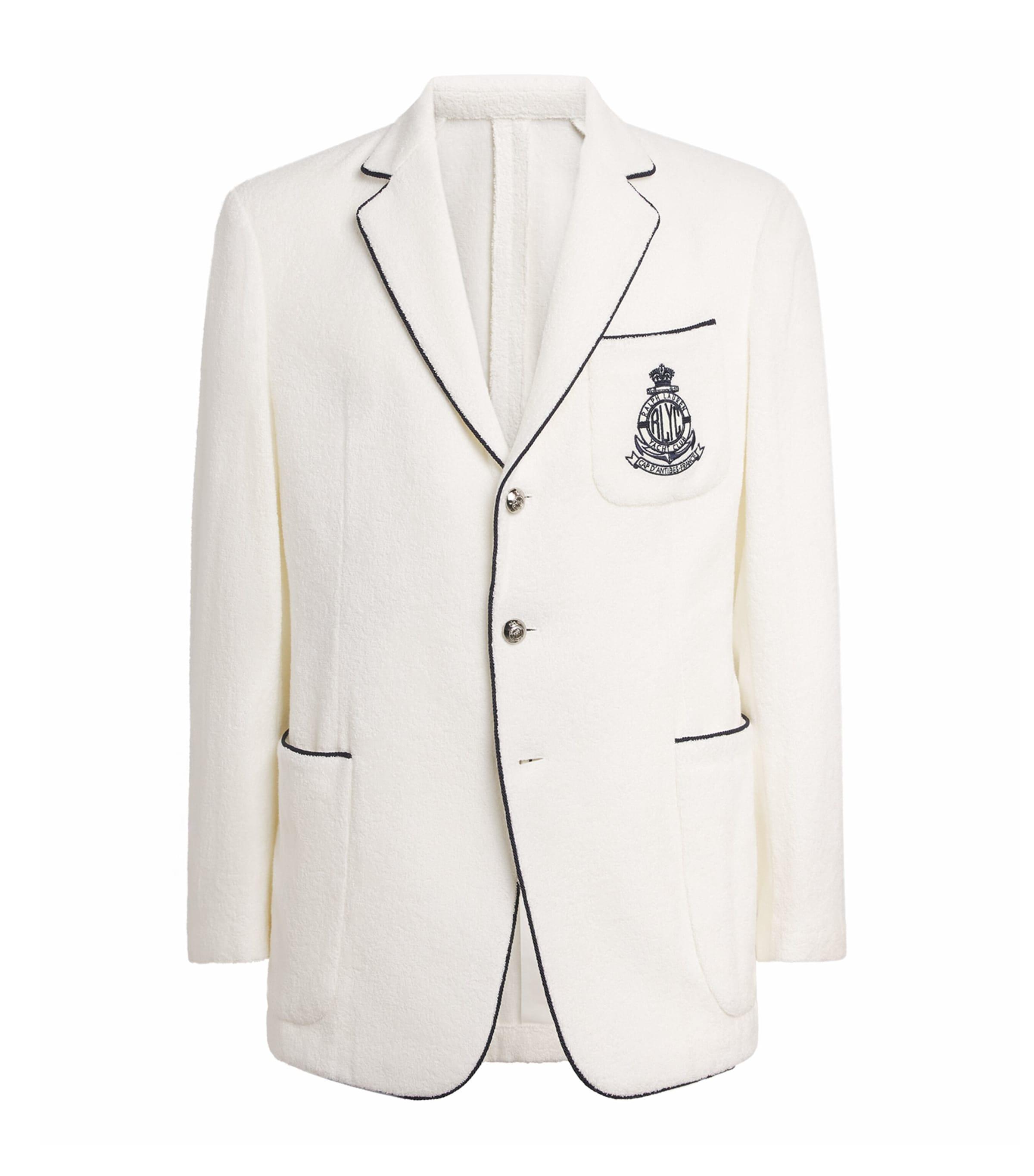 Ralph Lauren Purple Label Terry Embroidered Blazer by RALPH LAUREN