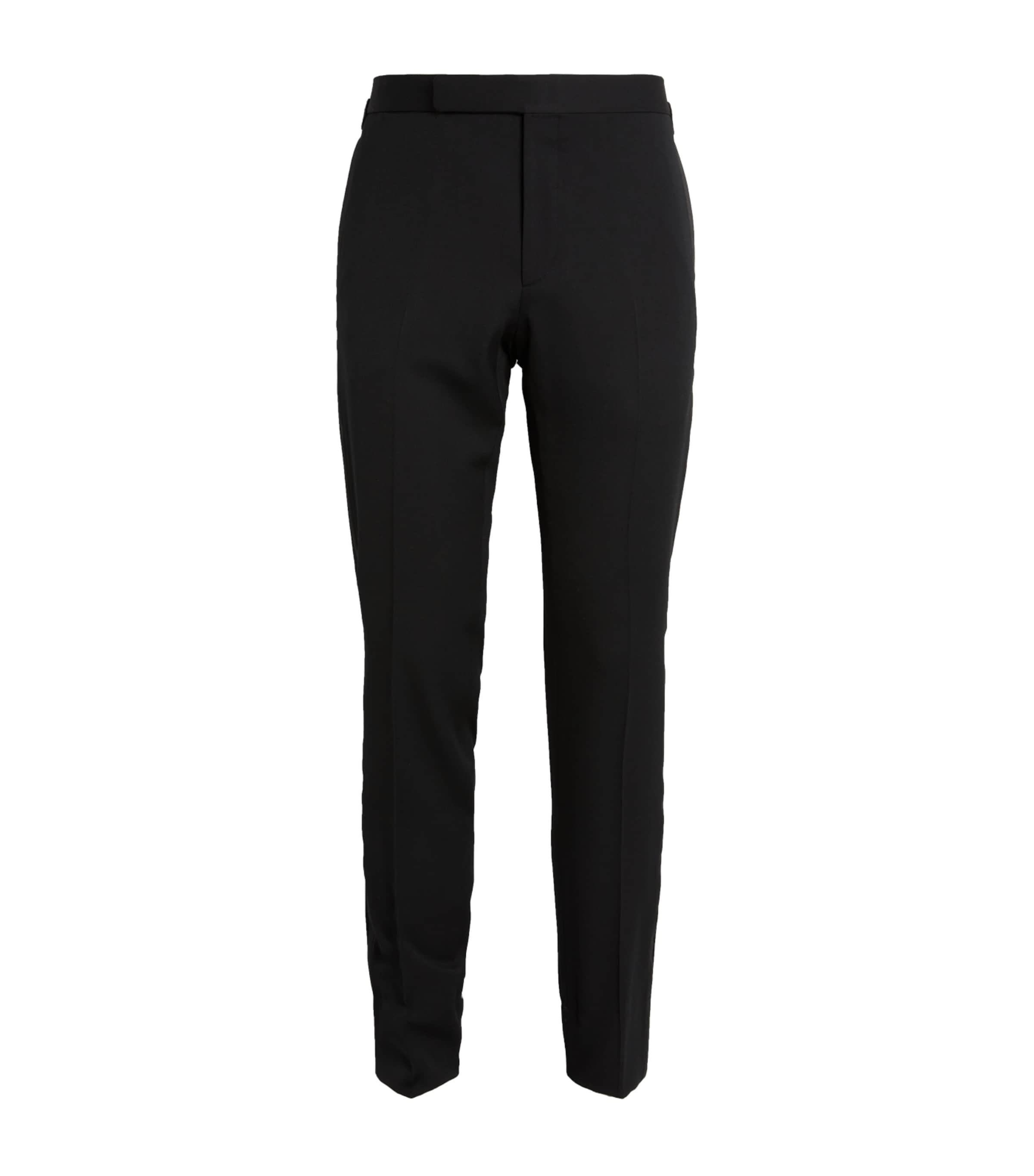 Ralph Lauren Purple Label Wool Tuxedo Trousers by RALPH LAUREN
