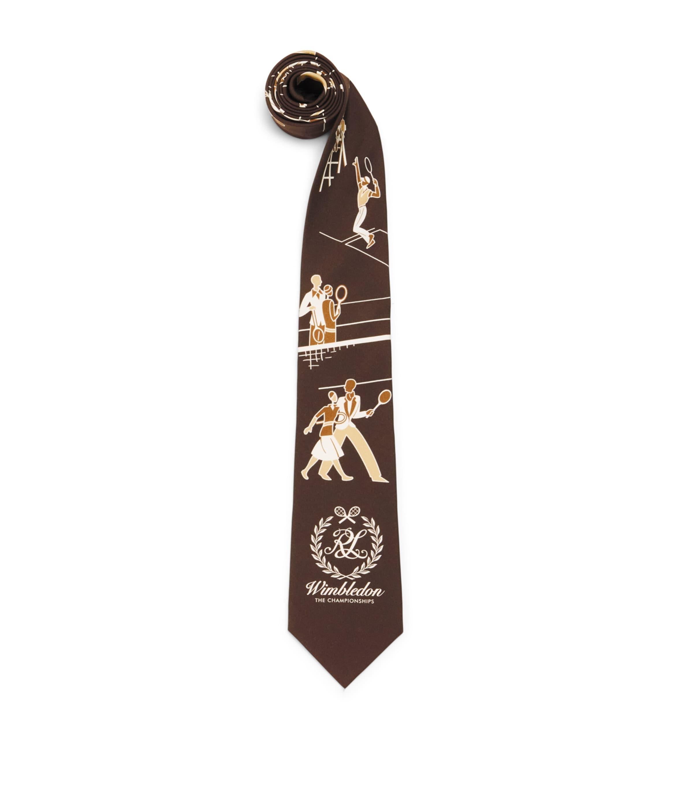 Ralph Lauren Purple Label x Wimbledon Silk Tie by RALPH LAUREN