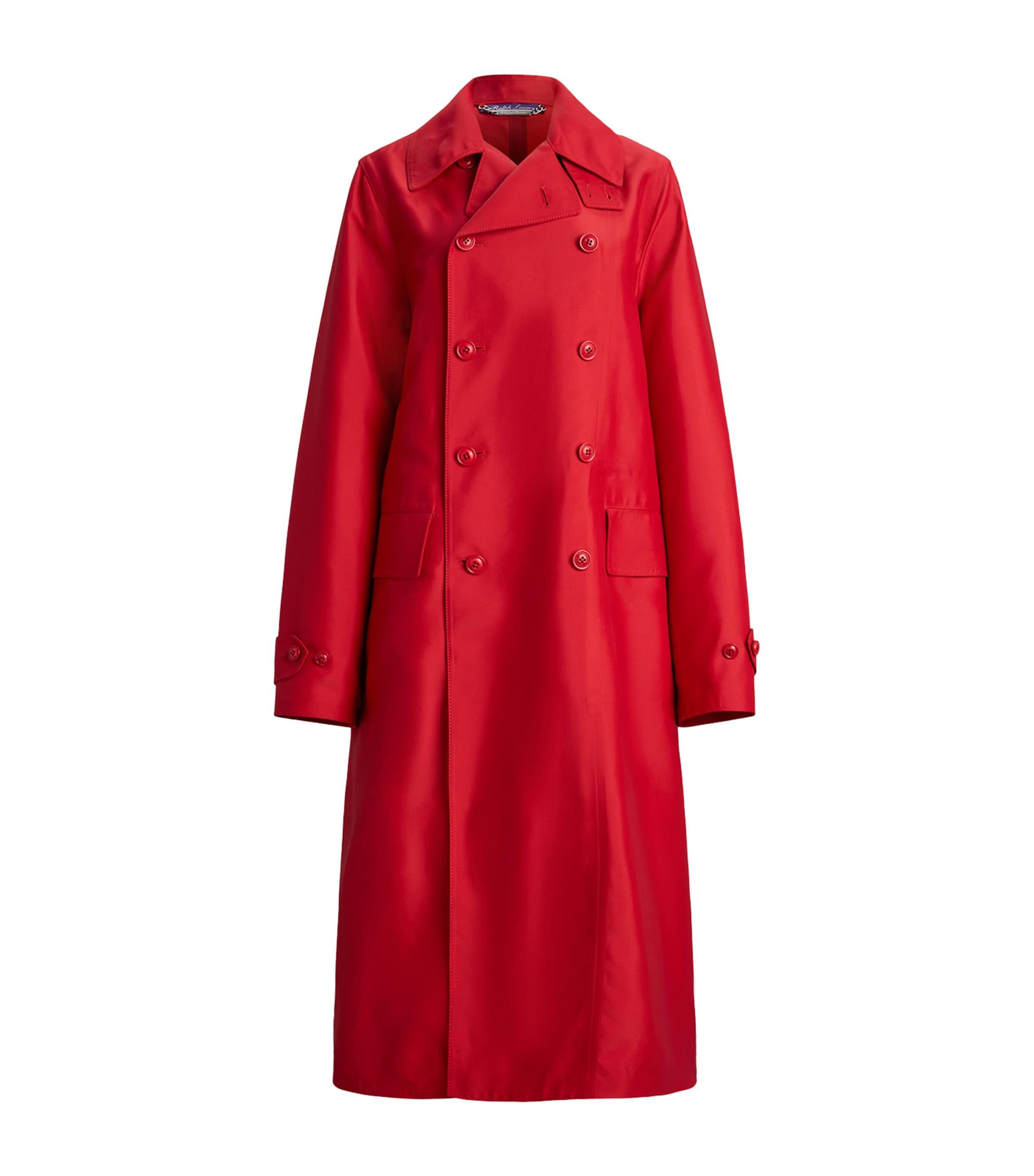 Ralph Lauren Silk-Blend Raquel Trench Coat by RALPH LAUREN