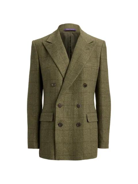 Ramona windowpane tweed jacket by RALPH LAUREN