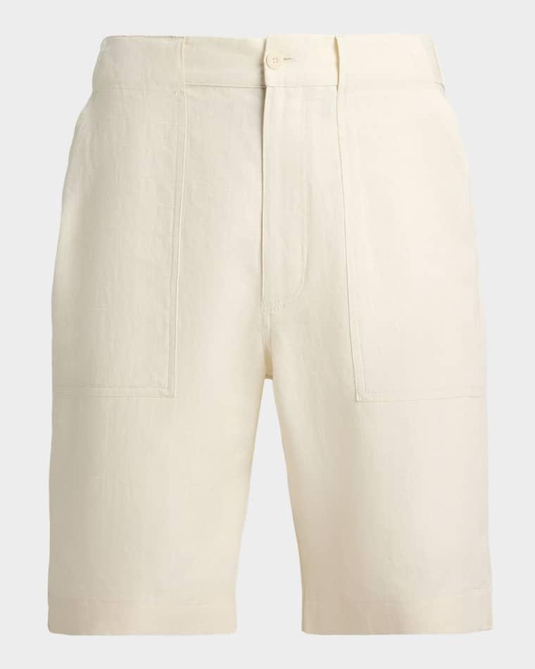 Relaxed Fit Hand-Tailored Linen Short by RALPH LAUREN