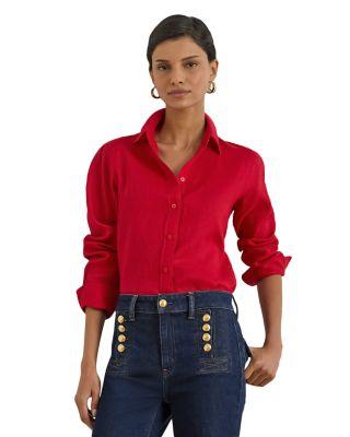 Relaxed Fit Linen Shirt by RALPH LAUREN