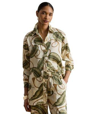 Relaxed Fit Rope Print Twill Shirt by RALPH LAUREN
