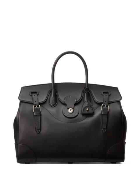 Ricky buckle-detail leather bag by RALPH LAUREN