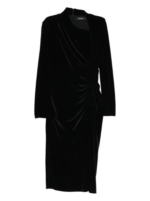 Ruched long-sleeve dress by RALPH LAUREN