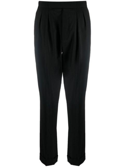 Seina pleat-detail trousers by RALPH LAUREN