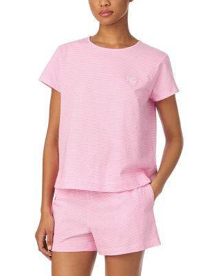Short Sleeve Fashion Knit Crewneck Boxer Pajama Set by RALPH LAUREN