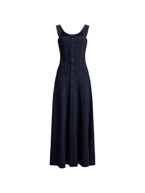 Sophee button A-line dress by RALPH LAUREN