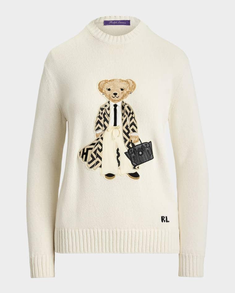 Spring Polo Bear Silk Sweater by RALPH LAUREN