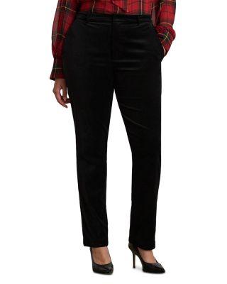 Stretch Velvet Cropped Pant by RALPH LAUREN