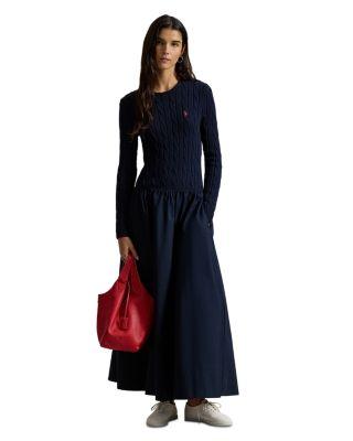 Sweater Bodice Maxi Dress by RALPH LAUREN