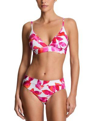 Triangle Band Bikini Top & Classic Band Hipster Bikini Bottom by RALPH LAUREN
