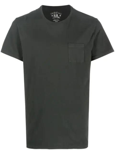 Tube patch-pocket T-shirt by RALPH LAUREN