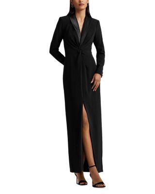 Tuxedo Style Column Gown by RALPH LAUREN