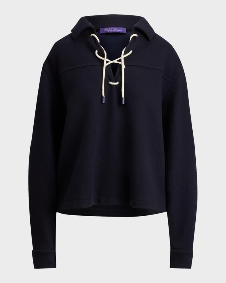 Tyrus Felted Cashmere Jersey Sweatshirt by RALPH LAUREN