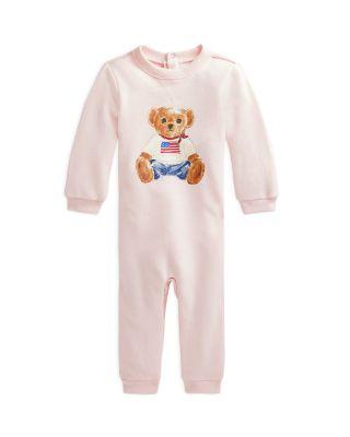 Unisex Polo Bear Fleece Coverall - Baby by RALPH LAUREN