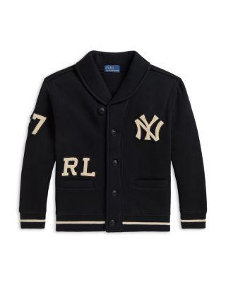 Unisex Polo Ralph Lauren Yankees Cotton Blend Cardigan - Little Kid by RALPH LAUREN