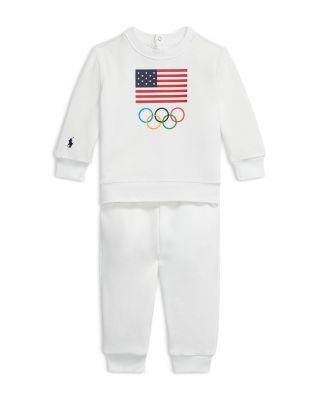 Unisex Team USA Fleece Sweatshirt & Jogger Pant - Baby by RALPH LAUREN