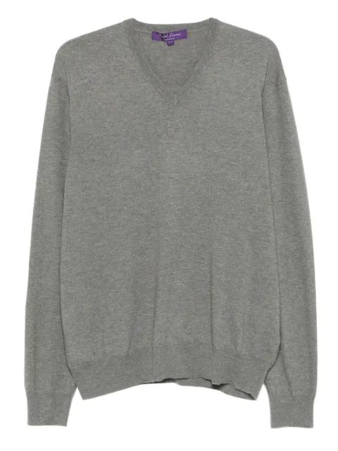 V-neck long-sleeve sweater by RALPH LAUREN