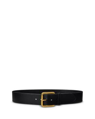 Vachetta Leather Wide Belt by RALPH LAUREN