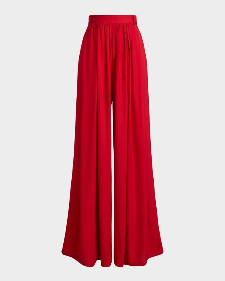 Vannesa Satin Wide-Leg Pants by RALPH LAUREN
