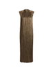 Virna bark-pleated midi dress by RALPH LAUREN
