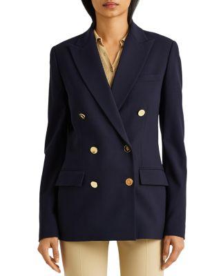 Wool Crepe Blazer by RALPH LAUREN