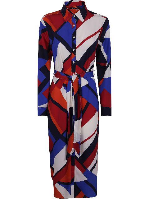 abstract-print shirtdress by RALPH LAUREN