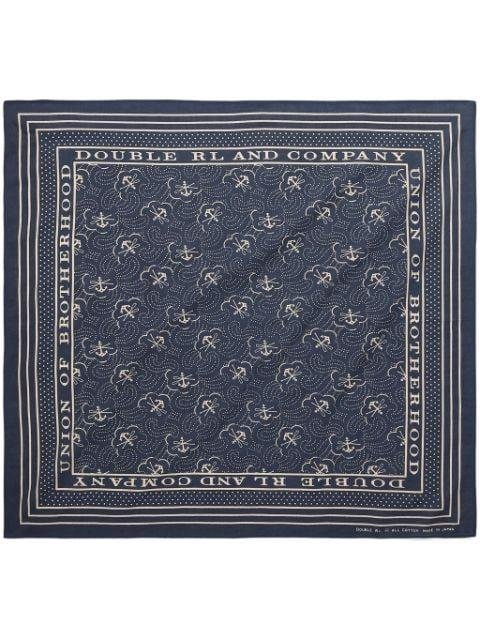 bandana-print cotton scarf by RALPH LAUREN