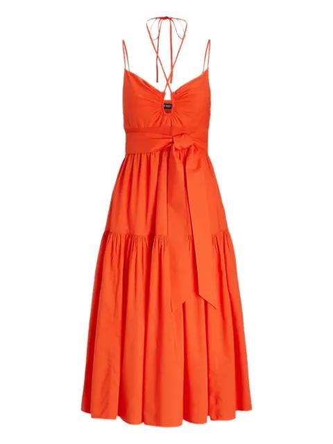 belted midi dress by RALPH LAUREN