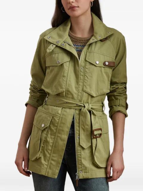 belted multi-pocket jacket by RALPH LAUREN