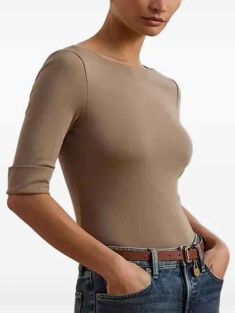 boat-neck T-shirt by RALPH LAUREN