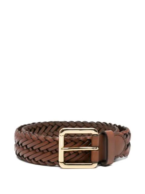 braided leather belt by RALPH LAUREN