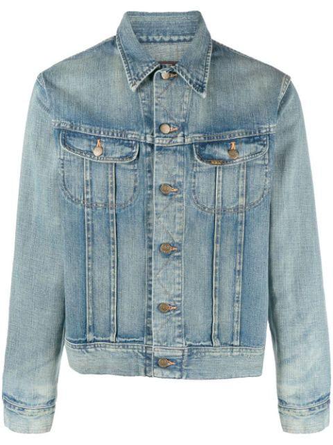 button-down fastening denim jacket by RALPH LAUREN