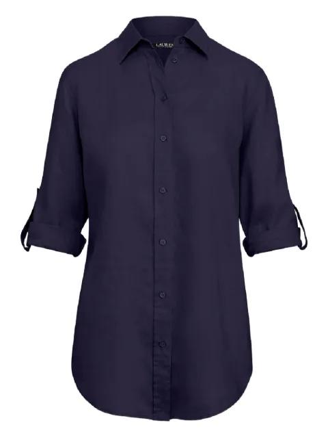 button-fastening linen shirt by RALPH LAUREN