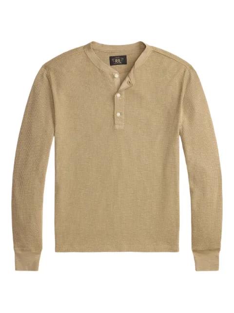 buttoned long-sleeve sweater by RALPH LAUREN