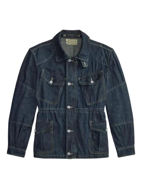 buttoned zip-up jacket by RALPH LAUREN