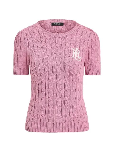 cable-knit T-shirt by RALPH LAUREN