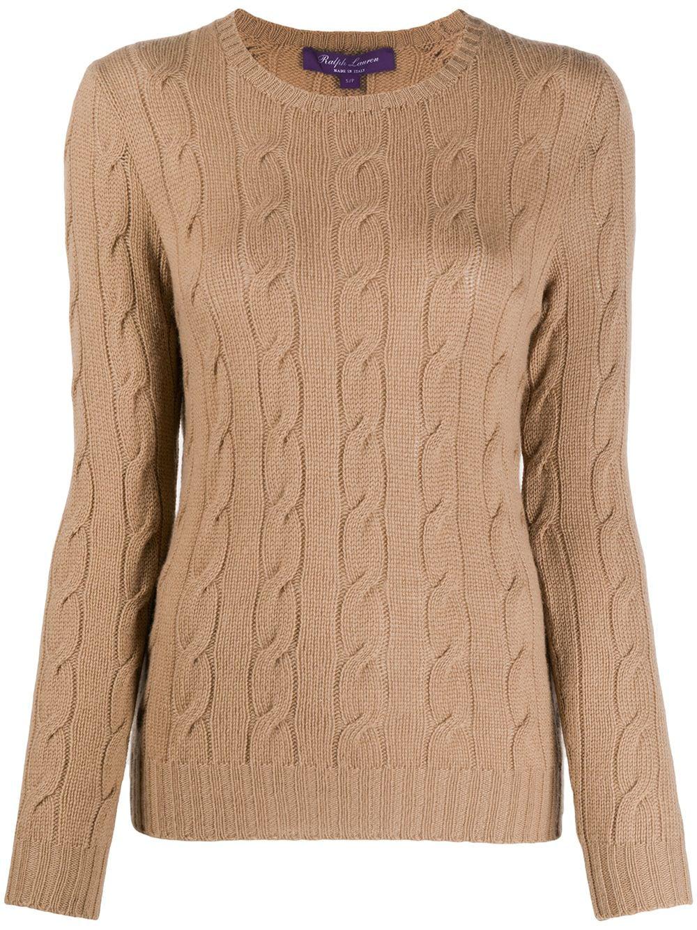 cable-knit cashmere jumper by RALPH LAUREN