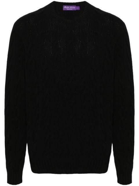 cable-knit cashmere jumper by RALPH LAUREN