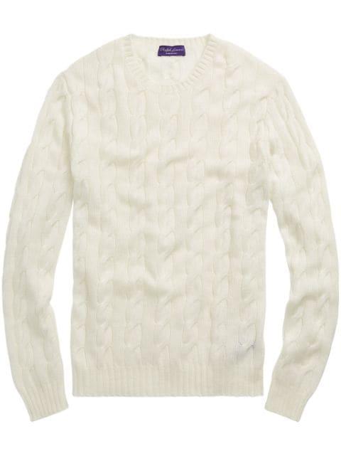 cable-knit cashmere jumper by RALPH LAUREN