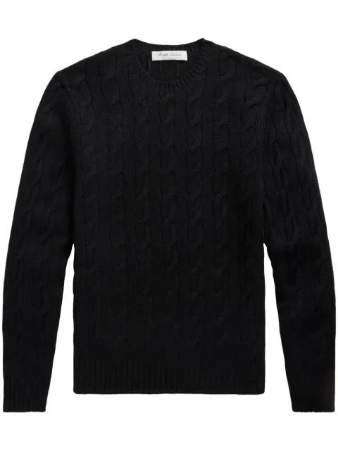 cable-knit cashmere jumper by RALPH LAUREN