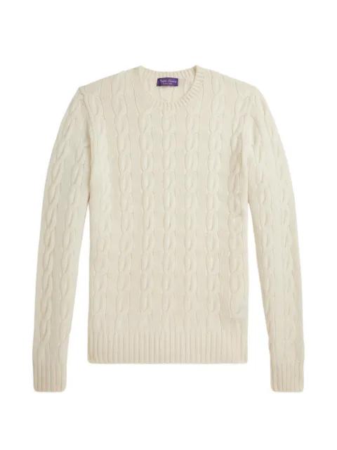 cable-knit cashmere sweater by RALPH LAUREN